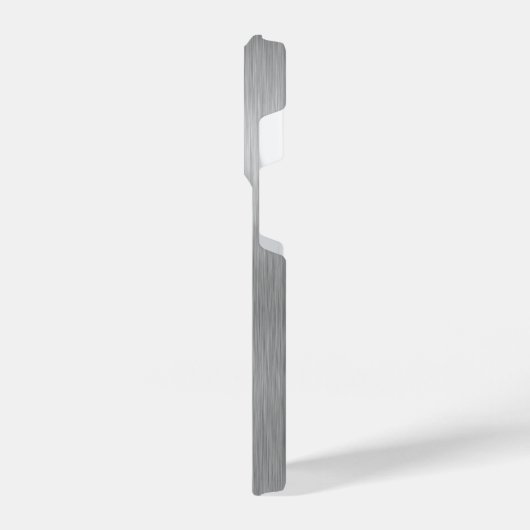 Coque Pour iPhone 14 Plus Silver Glitter Glam Bling Personalized (Côté gauche)