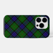 Coque Pour iPhone 14 Plus Sinclair tartan bleu vert plaid (Verso Horizontal)