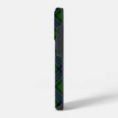 Coque Pour iPhone 14 Plus Sinclair tartan bleu vert plaid (Côté gauche)