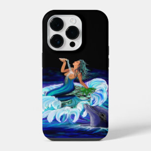 Coque Pour iPhone 14 Plus Sirène avec dauphin
