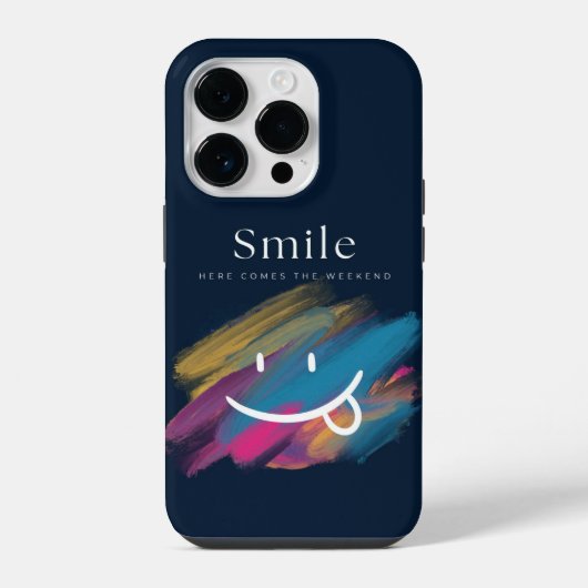 Coque Pour iPhone 14 Plus Sourire (Verso)