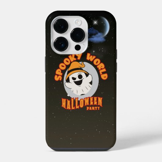 Coque Pour iPhone 14 Plus Spooky World Soirée d'Halloween | (Verso)