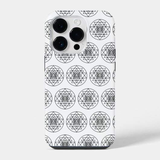 Coque Pour iPhone 14 Plus Sri Yantra (Verso)