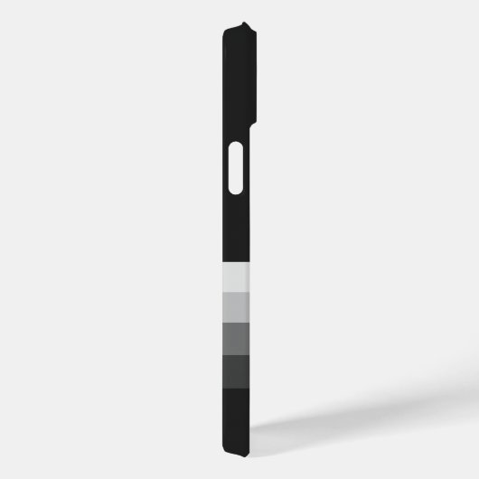 Coque Pour iPhone 14 Plus Stripes modernes Monogramme iPhone 14 Coque (Verso / Droite)