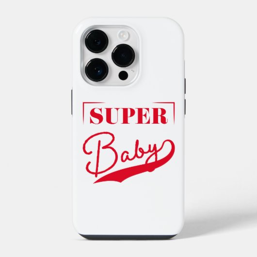 Coque Pour iPhone 14 Plus Super bébé (Verso)