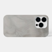 Coque Pour iPhone 14 Plus Surface en marbre blanc et gris (Verso Horizontal)