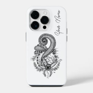 Coque Pour iPhone 14 Plus Tangle Art : Motif floral -