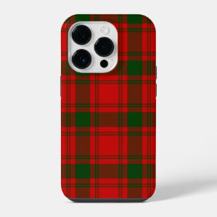Coque Pour iPhone 14 Plus tartan MacQuarrie rouge vert carreaux
