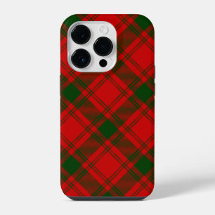 Coque Pour iPhone 14 Plus tartan MacQuarrie rouge vert carreaux