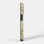 Coque Pour iPhone 14 Plus texture grunge de style baroque. (Côté droit)