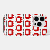 Coque Pour iPhone 14 Plus 📛 tofu en feu (Verso Horizontal)