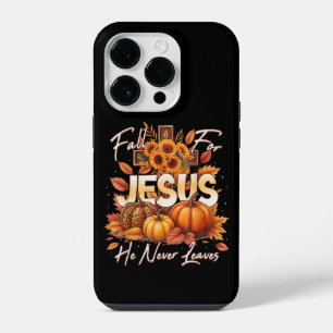 Coque Pour iPhone 14 Plus Tombez amoureux de Jésus Il ne quitte jamais la fo