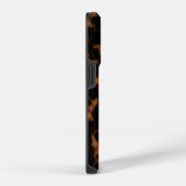 Coque Pour iPhone 14 Plus Tortoise Shell Print, Sable Dark Amber Brown (Côté droit)
