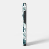 Coque Pour iPhone 14 Plus Tropical Botanical Green Monsteras (Côté gauche)