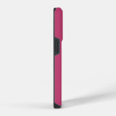 Coque Pour iPhone 14 Plus Typographie minimale moderne monogramme rose girly (Côté droit)