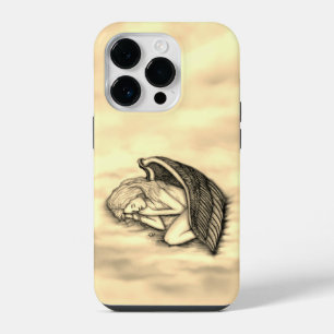Coque Pour iPhone 14 Plus Un ange endormi sur les nuages du ciel