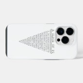 Coque Pour iPhone 14 Plus Une tranche de chiffres de Pi (Verso Horizontal)