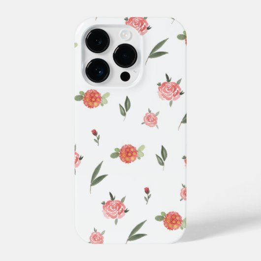 Coque Pour iPhone 14 Plus Unique Custom Floral Photo (Verso)