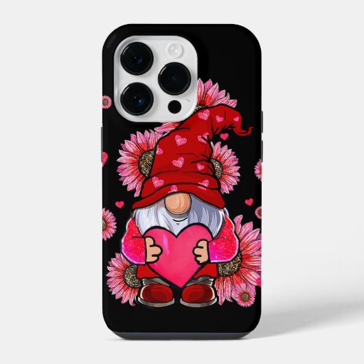Coque Pour iPhone 14 Plus Valentines Day Gnome Lovers (Verso)