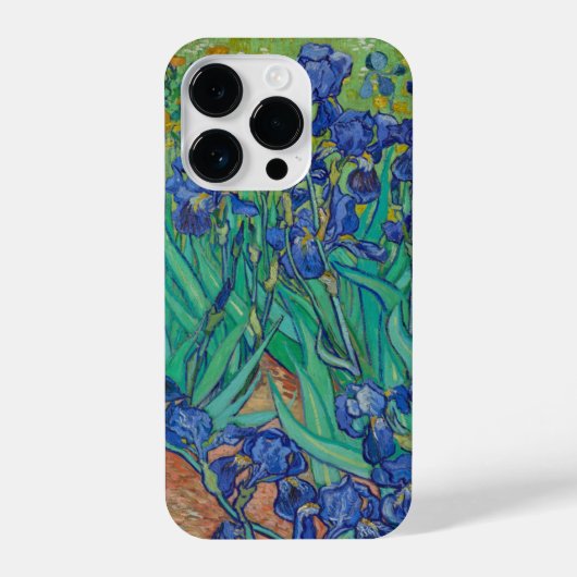 Coque Pour iPhone 14 Plus Van Gogh Irises (Verso)