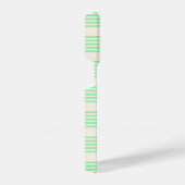 Coque Pour iPhone 14 Plus Vert et beige cinq rayures motif (Côté droit)