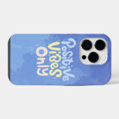 Coque Pour iPhone 14 Plus Vibes Positives Seulement (Verso Horizontal)