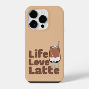 Coque Pour iPhone 14 Plus Vie mignonne Amour et latte