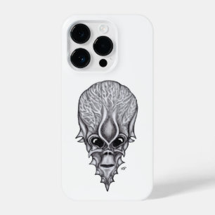 Coque Pour iPhone 14 Plus Visage Alien, Reconstruction faciale du crâne afri