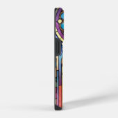 Coque Pour iPhone 14 Plus Vitraux décoratifs picturaux (Côté droit)