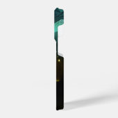 Coque Pour iPhone 14 Plus Vol de libellule verte lumineuse (Côté gauche)