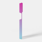 Coque Pour iPhone 14 Plutôt rose et bleu Cotton Candy Ombre (Côté droit)