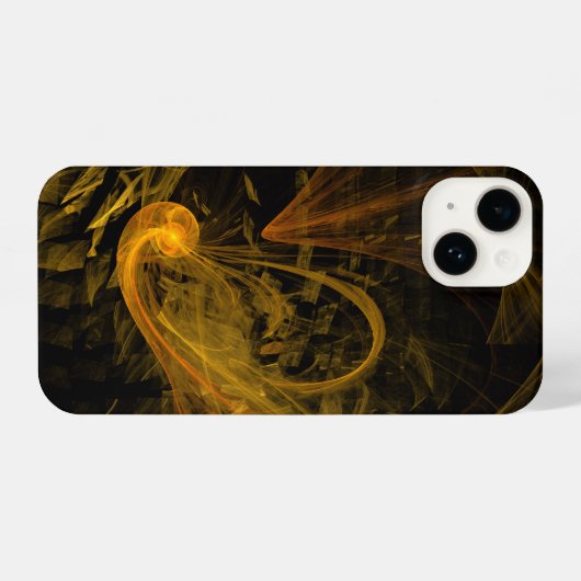 Coque Pour iPhone 14 Point de rupture Art Abstrait (Verso Horizontal)