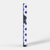 Coque Pour iPhone 14 Points bleus royaux  (Côté droit)