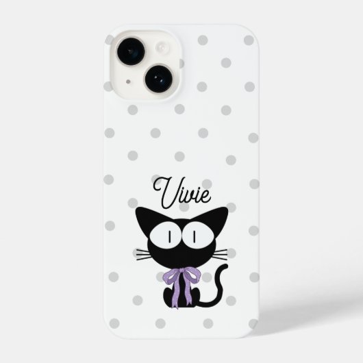 Coque Pour iPhone 14 Points polis chic personnalisés (Verso)