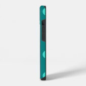 Coque Pour iPhone 14 Points teal et turquoise (Côté gauche)