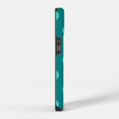 Coque Pour iPhone 14 Points teal et turquoise (Côté droit)