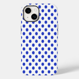 Coque Pour iPhone 14 Pois bleu royal