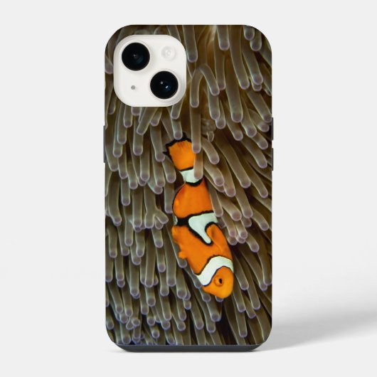 Coque Pour iPhone 14 Poisson, Corail, Sous-marin (Verso)