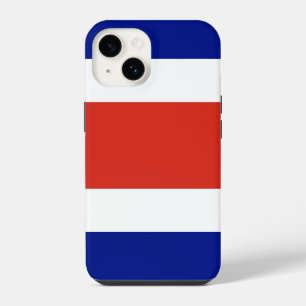 Coque Pour iPhone 14 Pomme patriotique 14 Coque-Mate, drapeau du Costa