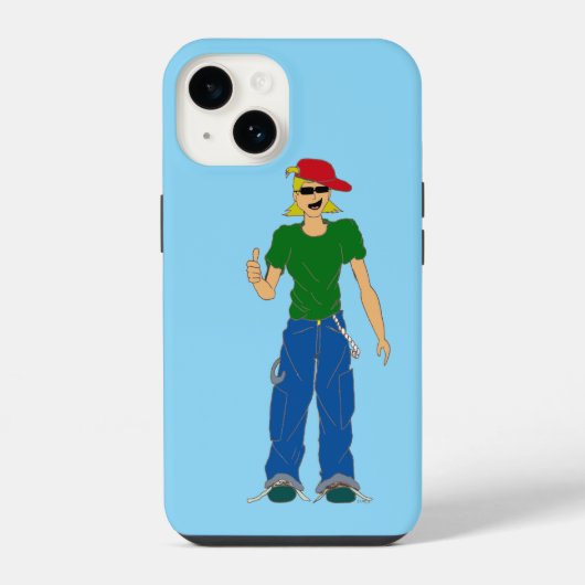 Coque Pour iPhone 14 pouce haut (Verso)