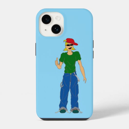 Coque Pour iPhone 14 pouce haut (Verso)