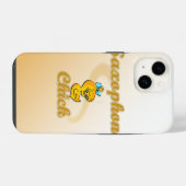 Coque Pour iPhone 14 Poulet Saxophone (Verso Horizontal)