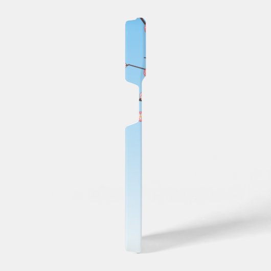 Coque Pour iPhone 14 Poupée Ume Kokeshi - Japonaise Geisha Girl Blue (Côté droit)