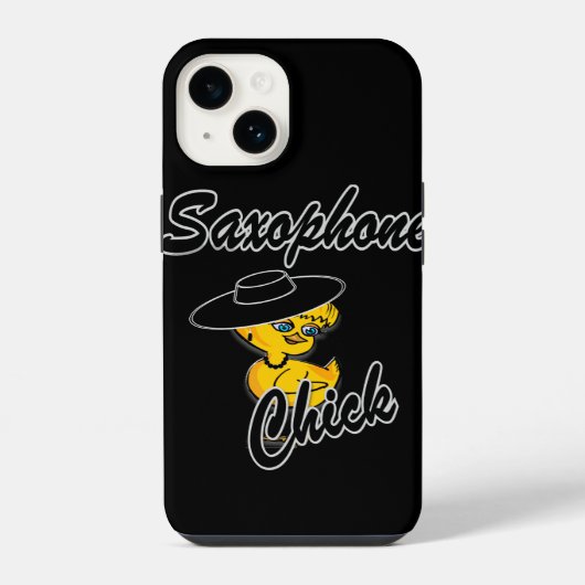 Coque Pour iPhone 14 Poussette saxophone #4 (Verso)
