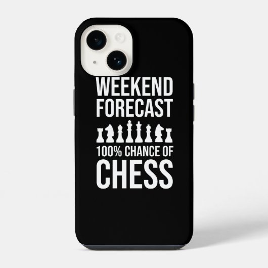 Coque Pour iPhone 14 Prévisions de week-end - 100% de chances d'échecs (Verso)