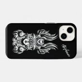 Coque Pour iPhone 14 Princesse guerrière viking (Verso Horizontal)