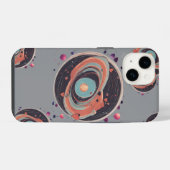 Coque Pour iPhone 14 💖 🌠 "Pris dans ton orbite" (Verso Horizontal)