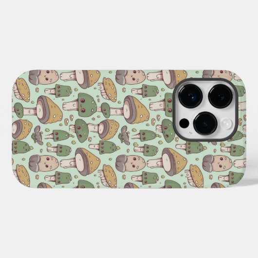 Coque Pour iPhone 14 Pro Addicité à Mushroom iPhone 14 Pro Coque (Verso (horizontal))