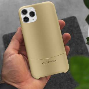Coque Pour iPhone 14 Pro Arrière - plan en or métallique minimaliste Coque-