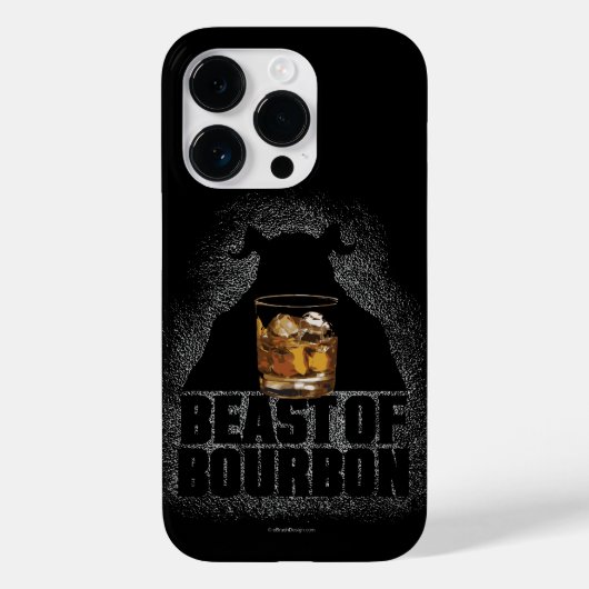 Coque Pour iPhone 14 Pro Bête Du coque iphone Coque-Mate De Bourbon (Verso)